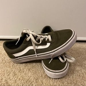 Olive green vans